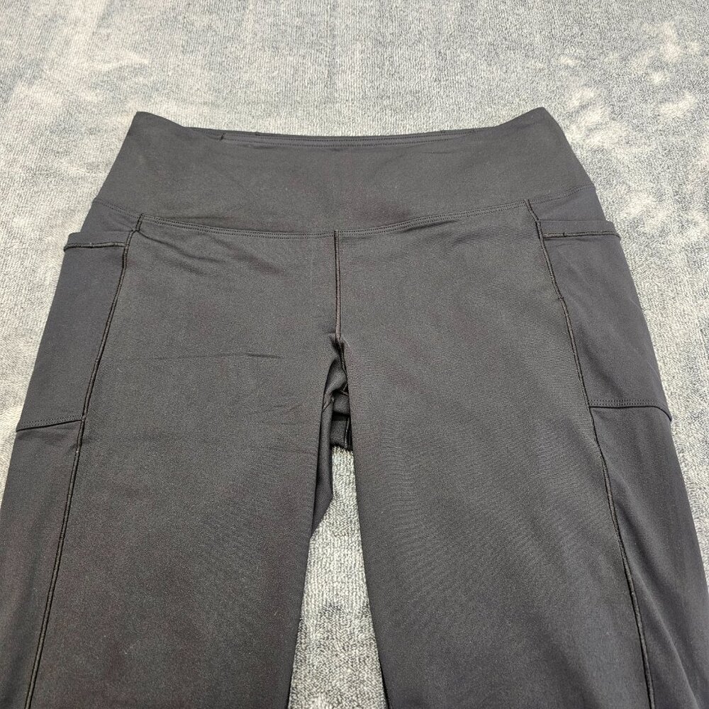 mountain hardwear Womens Medium mountain Stretch leggings black 1942641 UPF 50 - Picture 2 of 12
